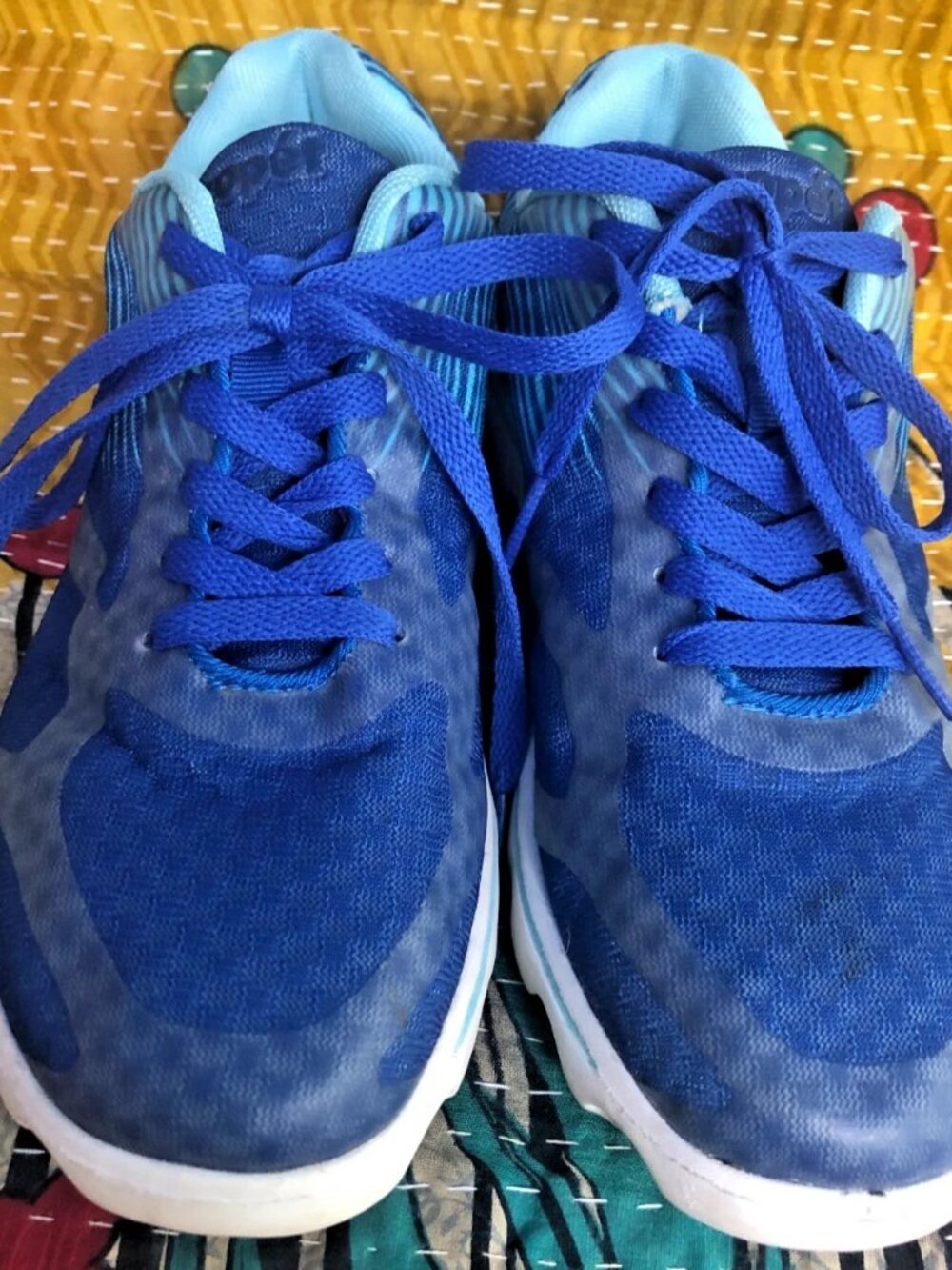 Propet  Bailey Sneaker athletic blue comfort Walking Running shoes Size 8.5W
